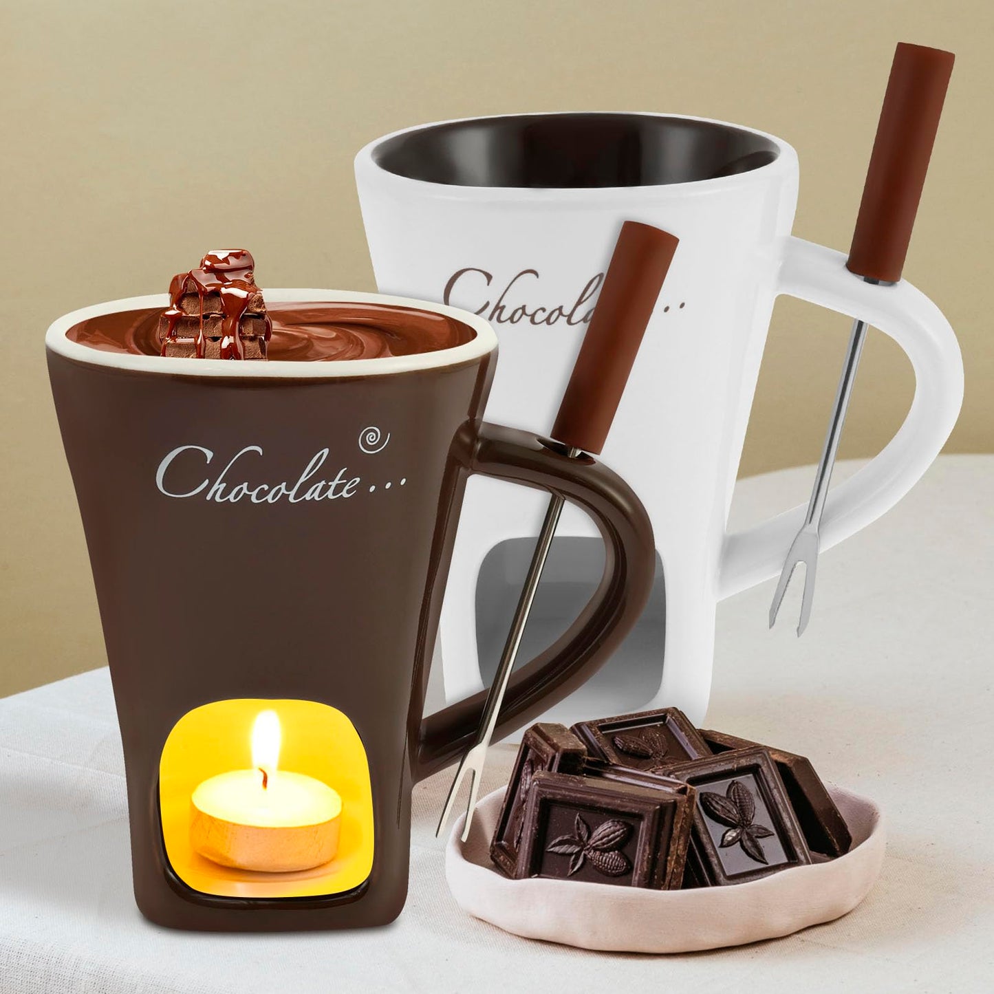 Chocolate Melting Fondue Mug